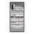GREY'S ANATOMY QUOTES Samsung Galaxy Note 10 Plus Case Cover