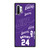 KOBER BRYANT LAKERS NIKE PURPLE Samsung Galaxy Note 10 Plus Case Cover
