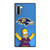 BALTIMORE RAVENS THE SIMPSON Samsung Galaxy Note 10 Case Cover