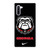 GEORGIA BULLDOGS FOOTBALL NIKE Samsung Galaxy Note 10 Case Cover