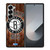 BROOKLYN NETS WOODEN LOGO Samsung Galaxy Z Fold 6 Case Cover