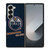 EDMONTON OILERS LOGO BLUE SUEDE Samsung Galaxy Z Fold 6 Case Cover
