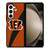 CINCINNATI BENGALS TIGER PATTERN Samsung Galaxy Z Fold 5 Case Cover