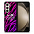 COACH NEW YORK BLACK VIOLET Samsung Galaxy Z Fold 5 Case Cover