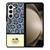 COACH NEW YORK BLUE FLORAL BATIK Samsung Galaxy Z Fold 5 Case Cover