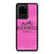 HERMES PARIS PINK LEATHER Samsung Galaxy S20 Ultra Case Cover