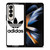 ADIDAS TREFOIL ROUND WHITE Samsung Galaxy Z Fold 4 Case Cover