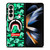CAMO BATHING APE SUPREME GREEN Samsung Galaxy Z Fold 4 Case Cover