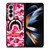 CAMO BATHING APE SUPREME PINK Samsung Galaxy Z Fold 4 Case Cover