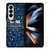 COACH NEW YORK BLUE STONE Samsung Galaxy Z Fold 4 Case Cover