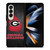 GEORGIA BULLDOGS SYMBOL METAL Samsung Galaxy Z Fold 4 Case Cover