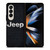 JEEP BLACK METAL LOGO Samsung Galaxy Z Fold 4 Case Cover