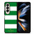 KATE SPADE GREEN STRIPE Samsung Galaxy Z Fold 4 Case Cover KATE SPADE GREEN STRIPE Samsung Galaxy Z Fold 4 Case Cover