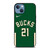 JRUE HOLIDAY MILWAUKEE BUCKS NIKE NBA 2021-22 iPhone 13 Case Cover