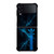 ADIDAS LOGO ABSTRACT BLUE LIGHT Samsung Galaxy Z Flip 4 Case Cover