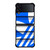 ADIDAS SLICED LOGO BLUE  Samsung Galaxy Z Flip 4 Case Cover