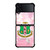 AKA PINK AND GREEN LOGO 2 Samsung Galaxy Z Flip 4 Case Cover