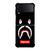 BAPE CAMO SHARK SUPREME BLACK Samsung Galaxy Z Flip 4 Case Cover