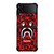 BAPE SHARK SUPREME CAMO RED Samsung Galaxy Z Flip 4 Case Cover