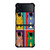 BOJACK HORSEMAN COLORFULL COLLAGE Samsung Galaxy Z Flip 4 Case Cover
