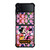 COACH PINK FLOWER MICKEY MINNIE Samsung Galaxy Z Flip 4 Case Cover