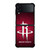 HOUSTON ROCKETS WOODEN LOGO 2 Samsung Galaxy Z Flip 4 Case Cover