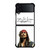 JACK SPARROW SIGNATURE PIRATES OF THE CARIBBEAN  Samsung Galaxy Z Flip 4 Case Cover