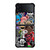 KAWS ALL CHARACTER ICON Samsung Galaxy Z Flip 4 Case Cover