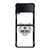 KENZO PARIS BORDERED LOGO WHITE Samsung Galaxy Z Flip 4 Case Cover