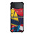 ARSENAL FC RETRO JERSEY COLLAGE Samsung Galaxy Z Flip 3 Case Cover