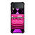 COACH NEW YORK PURPLE PINK LOGO Samsung Galaxy Z Flip 3 Case Cover