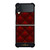 COACH NEW YORK RED GOLD Samsung Galaxy Z Flip 3 Case Cover