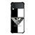 EMPORIO ARMANI WHITE BLACK Samsung Galaxy Z Flip 3 Case Cover