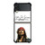 JACK SPARROW SIGNATURE PIRATES OF THE CARIBBEAN  Samsung Galaxy Z Flip 3 Case Cover