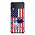KENTUCKY WILDCATS AMERICAN FLAG Samsung Galaxy Z Flip 3 Case Cover