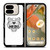 KENZO PARIS BORDERED LOGO WHITE Google Pixel 9 Pro Fold Case Cover