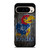 KANSAS JAYHAWKS WOODEN LOGO Google Pixel 9 Pro Case Cover