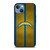 LOS ANGELES CHARGERS NFL METAL STRIPE iPhone 13 Case Cover LOS ANGELES CHARGERS NFL METAL STRIPE iPhone 13 Case Cover