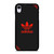ADIDAS STRIPE RED LOGO iPhone XR Case Cover