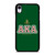 AKA PINK AND GREEN SIMPLE LOGO iPhone XR Case Cover