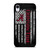ALABAMA CRIMSON TIDE FLAG MLS iPhone XR Case Cover