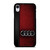 AUDI CAR RED LEATHER iPhone XR Case Cover