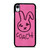 COACH NEW YORK RABBIT LEATHER PINK iPhone XR Case Cover