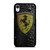 FERRARI DROP WATER BLACK iPhone XR Case Cover