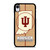 HOOSIER STATE OF MIND INDIANA WOODEN LOGO iPhone XR Case Cover