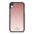 KATE SPADE NEW YORK ROSE WHITE GLITTER iPhone XR Case Cover