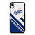LA DODGERS WHITE BLUE STRIPS iPhone XR Case Cover