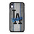 LA LOS ANGELES DODGERS WOODEN LOGO iPhone XR Case Cover