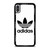 ADIDAS TREFOIL ROUND WHITE iPhone X / XS Case Cover