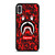 BAPE SHARK SUPREME CAMO RED iPhone X / XS Case Cover